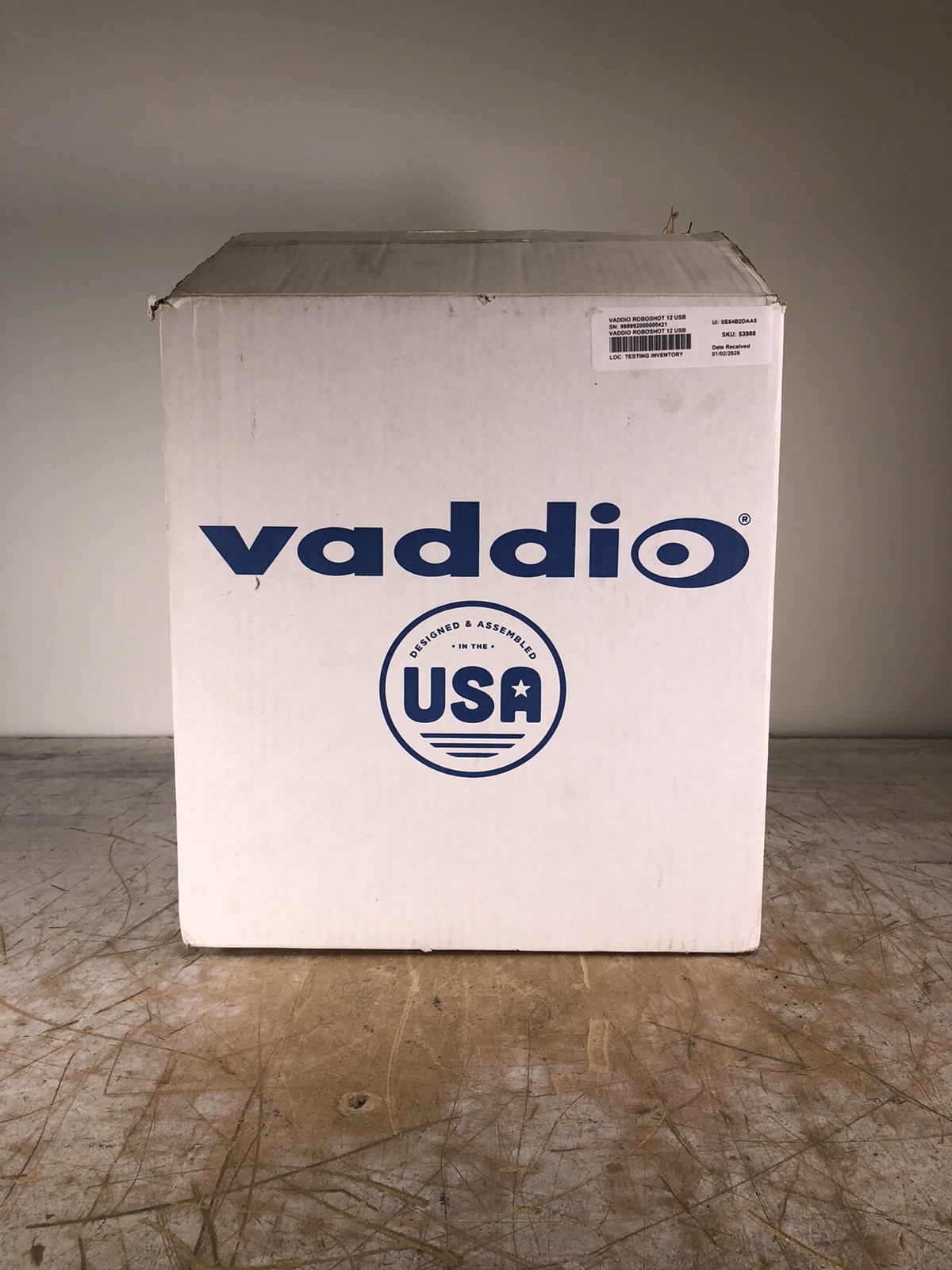 VADDIO ROBOSHOT 12 USB CONFERENCING CAMERA