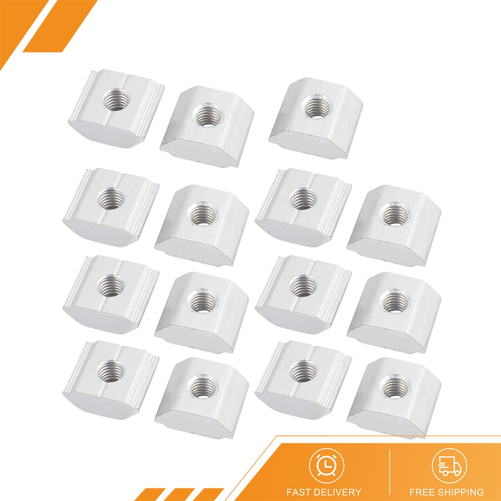 15 Pcs Aluminum Solar Panel Mounting Brackets-Mid Clamp for Framed Panels