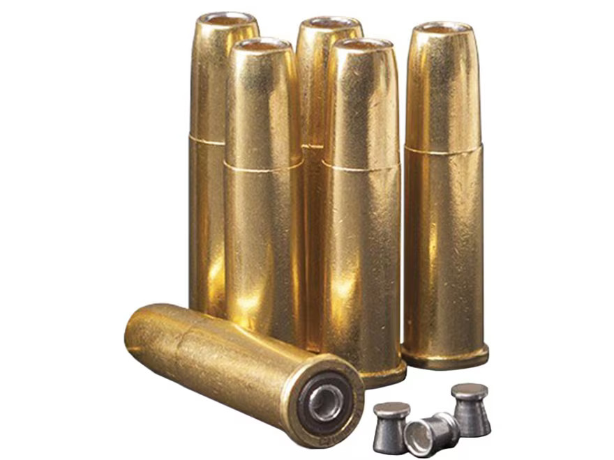 Crosman Revolver Bullet 177 Caliber Pellet Cartridges 6PK