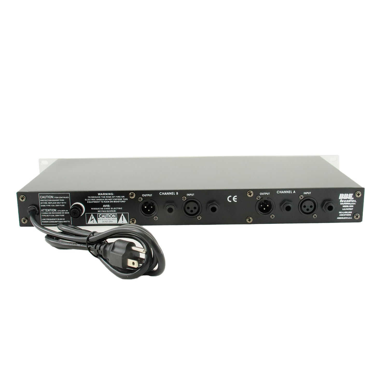 882i BBE Sonic Maximizer Rackmount Unit 1U With XLR Cables NEW US