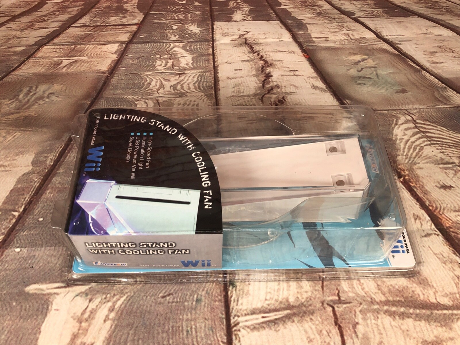 Hyperkin Lighting Stand with Cooling Fan for Wii console NEW