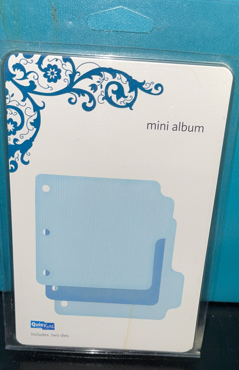 QuicKuts Mini Album Dies Use with Revolution Tabletop Die-Cutting Tool NEW