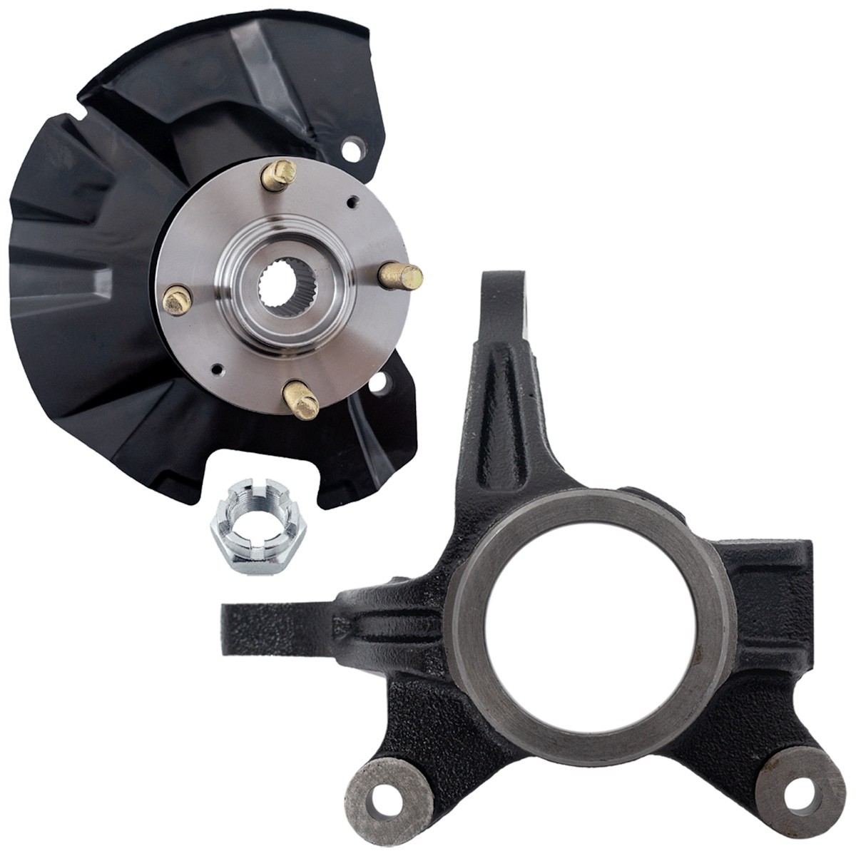 Pair Set of 2 Knuckles Front Left-and-Right Left & Right for Hyundai Accent 2006