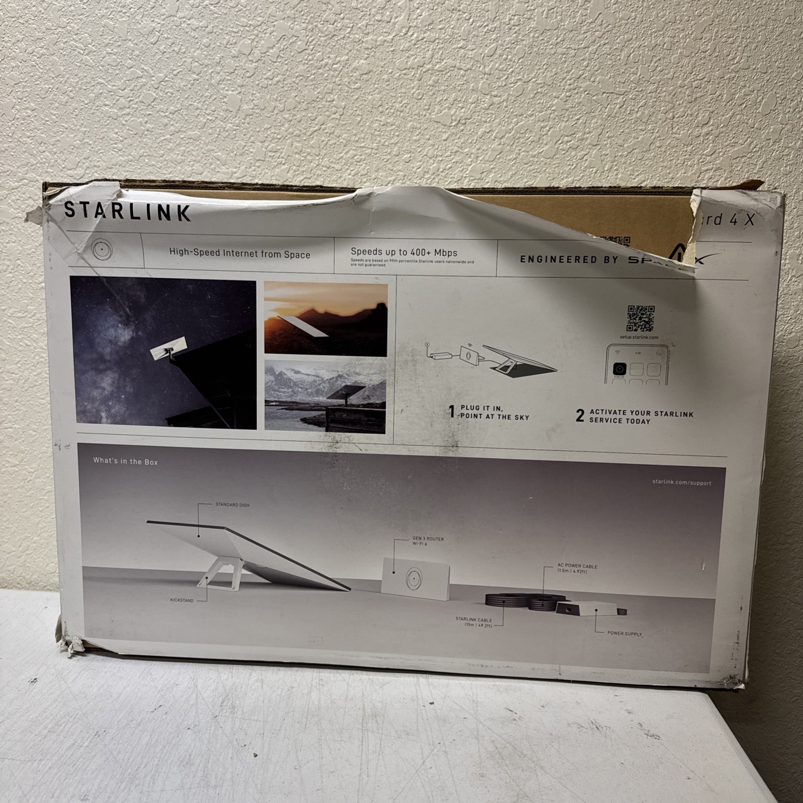 STARLINK Standard Kit 4X High-Speed Low-Latency Internet 3rd GEN