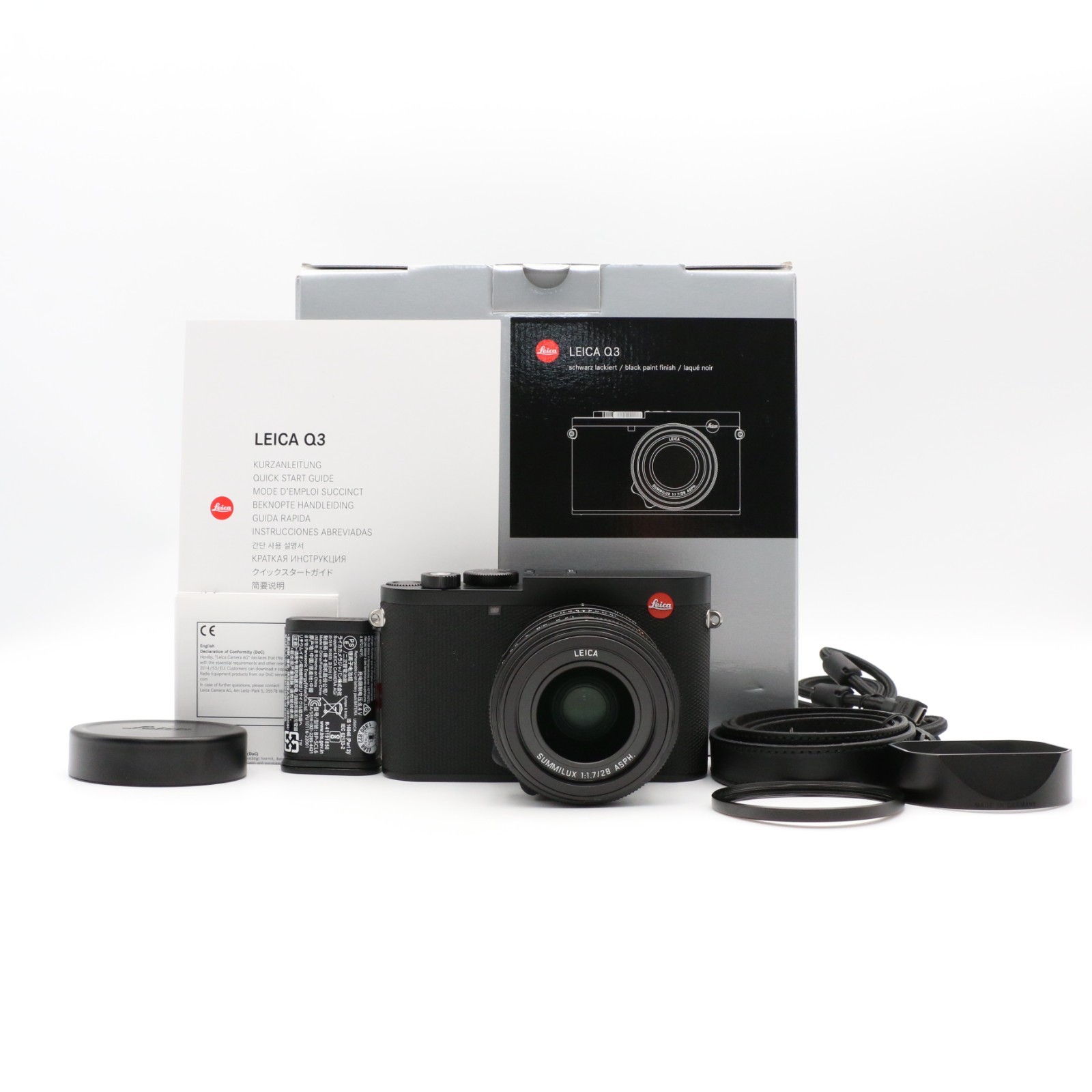 Leica Q3 Compact Digital Camera 60MP Black [Top Mint]