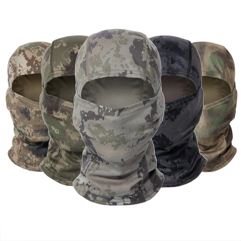 Tactical Camo Hunting Balaclava Neck Gaiter Face Mask Bandana Scarves Headwear