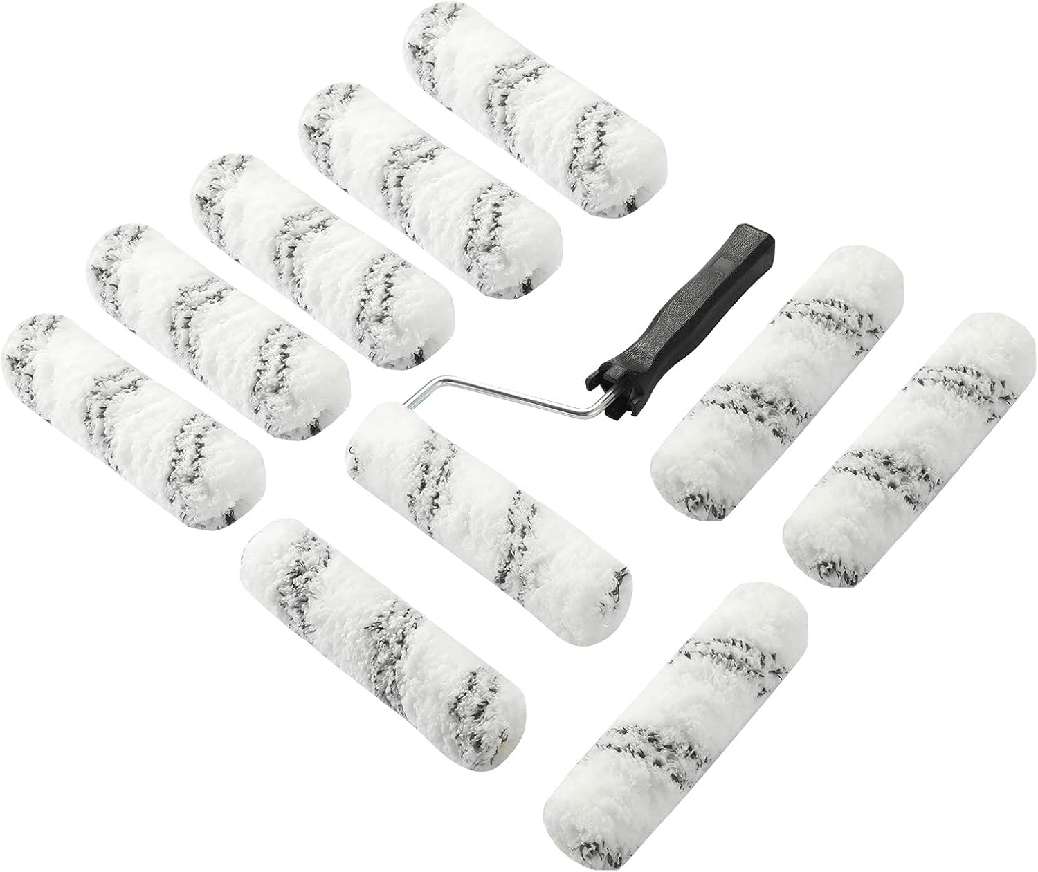 Paint Roller 6 Inch 3/4 in Naps,High-Density Microfiber Mini 6