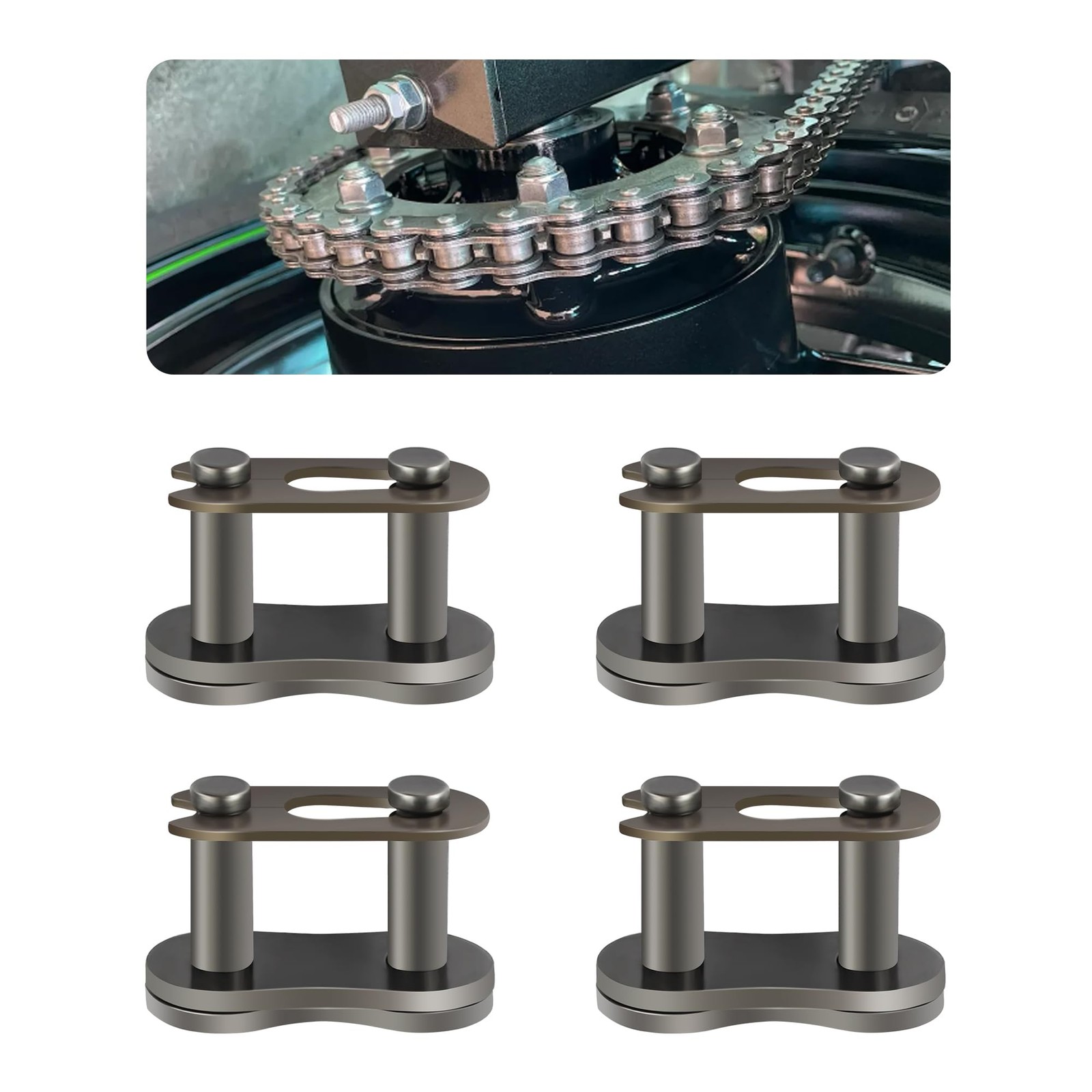 4PCS 420 Chain Master Link Universal Connector for Motorcycle Bike Chains