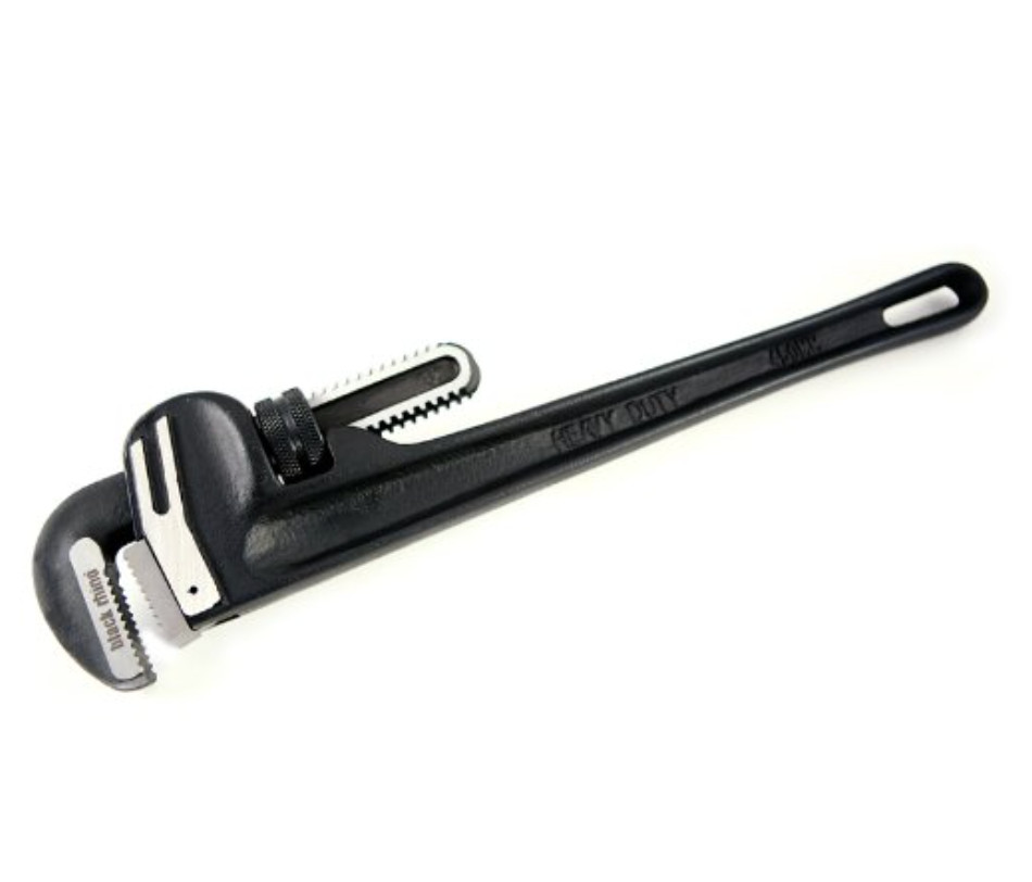 Black Rhino 24" Steel Adjustable Heavy Duty Pipe Wrench