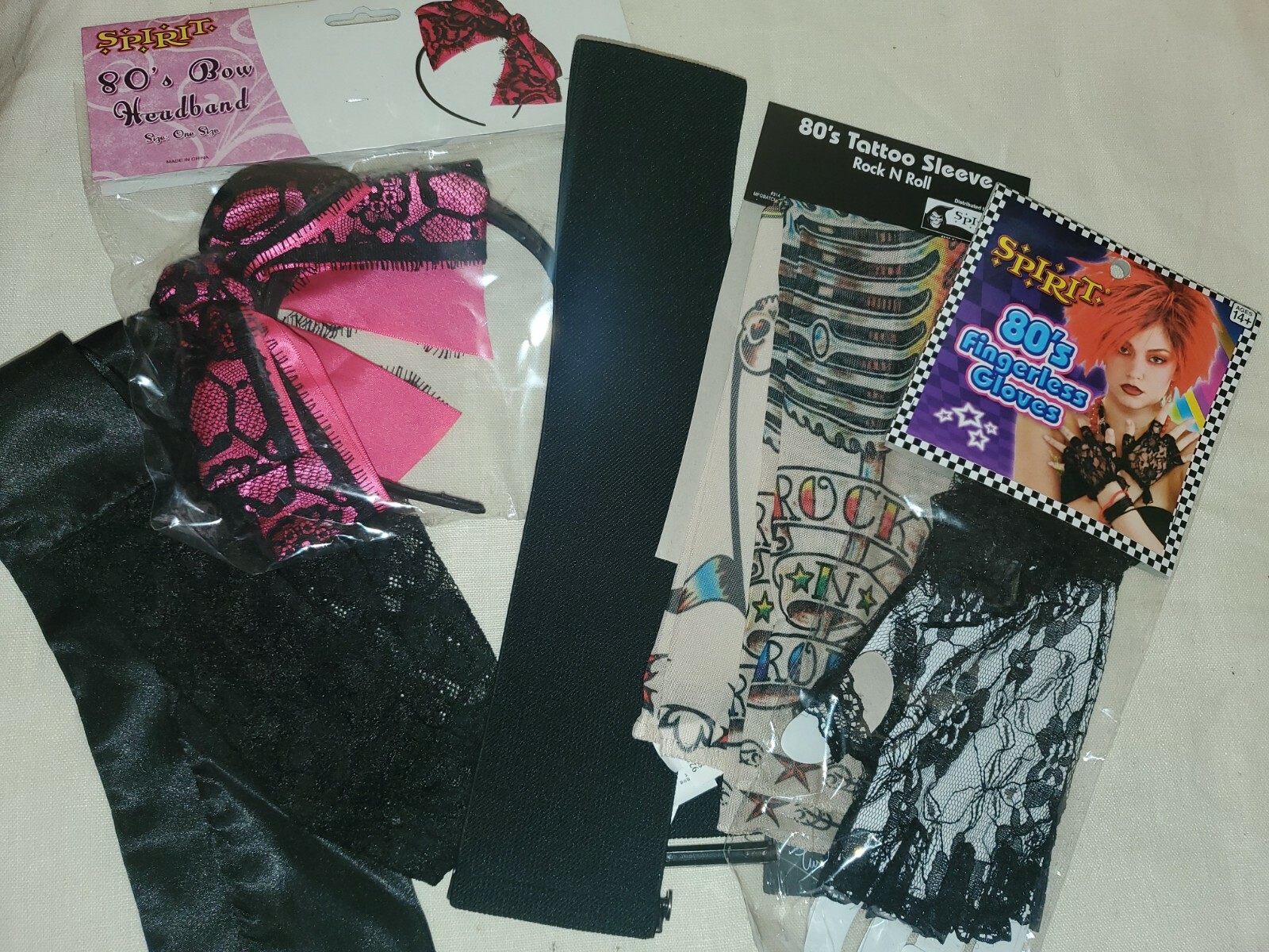 Lot of Halloween Costume  5 Items  80's Theme