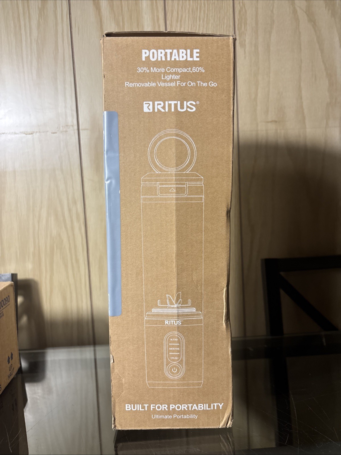 RITUS VORTEX Pro Portable Blender,Personal Blender w/Removable Vessel