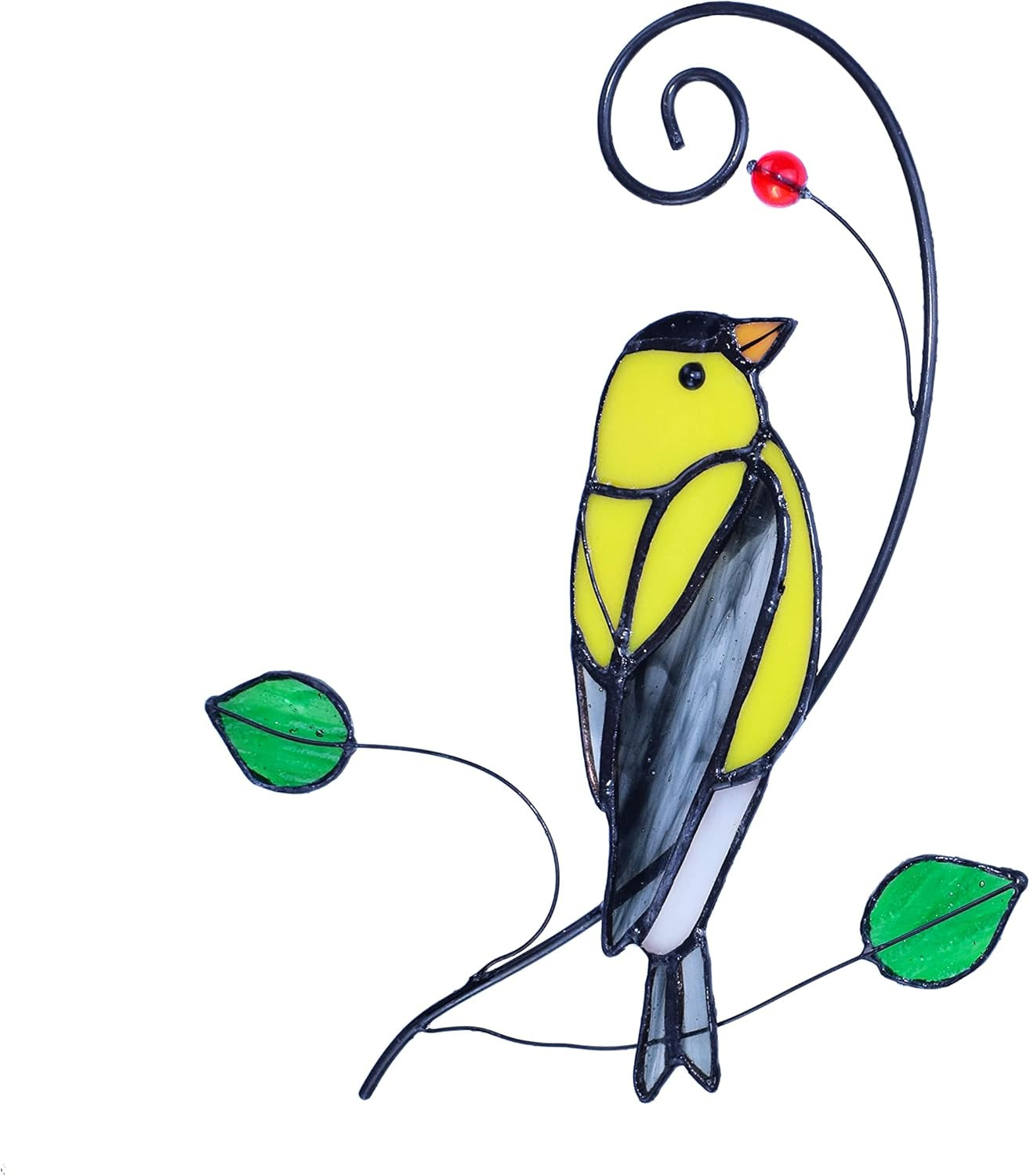 Goldfinch Stained Glass Window Hangings Bird Suncathers for Window
