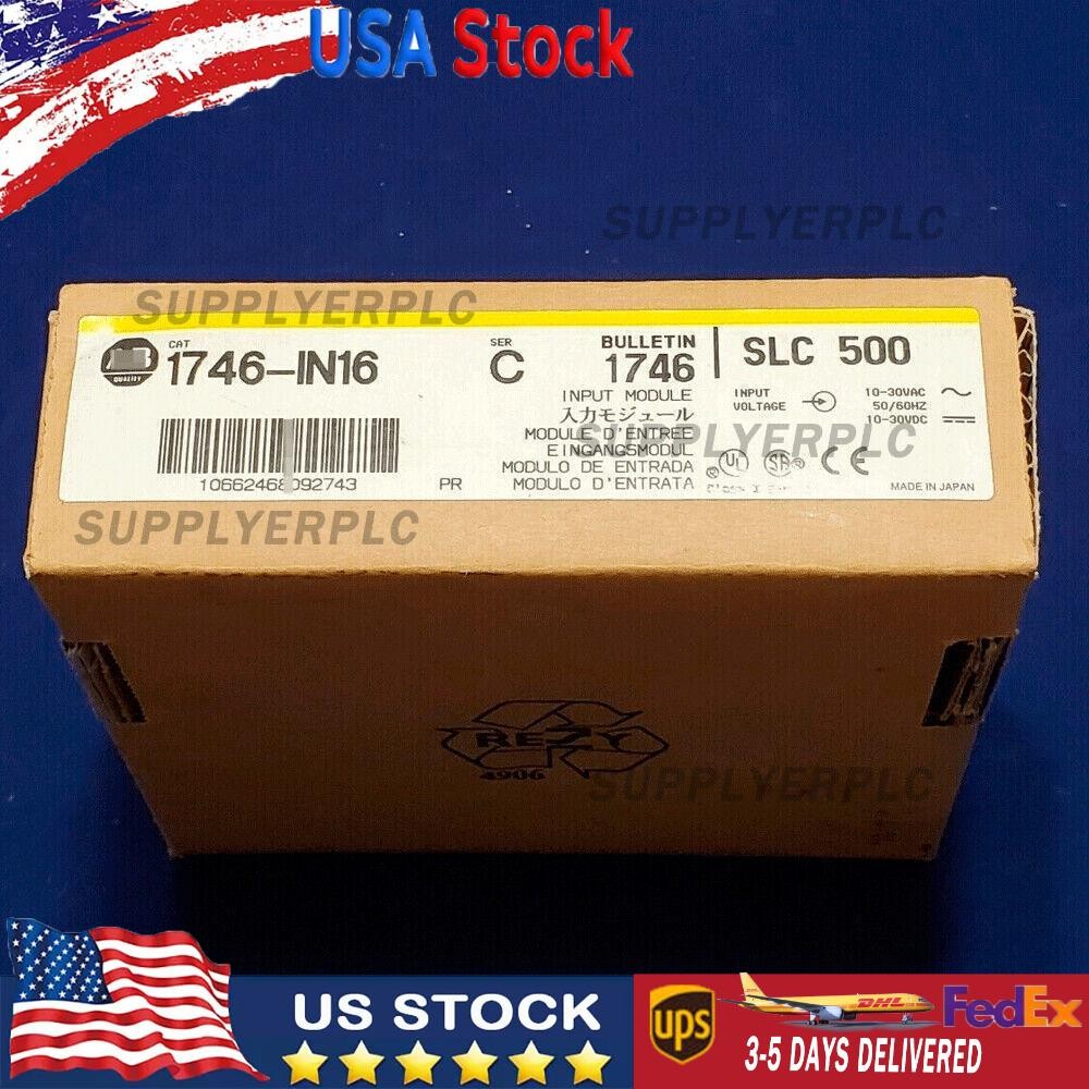 1746-IN16 AB Digital SLC 500 Input Module 1746IN16 New Factory Sealed