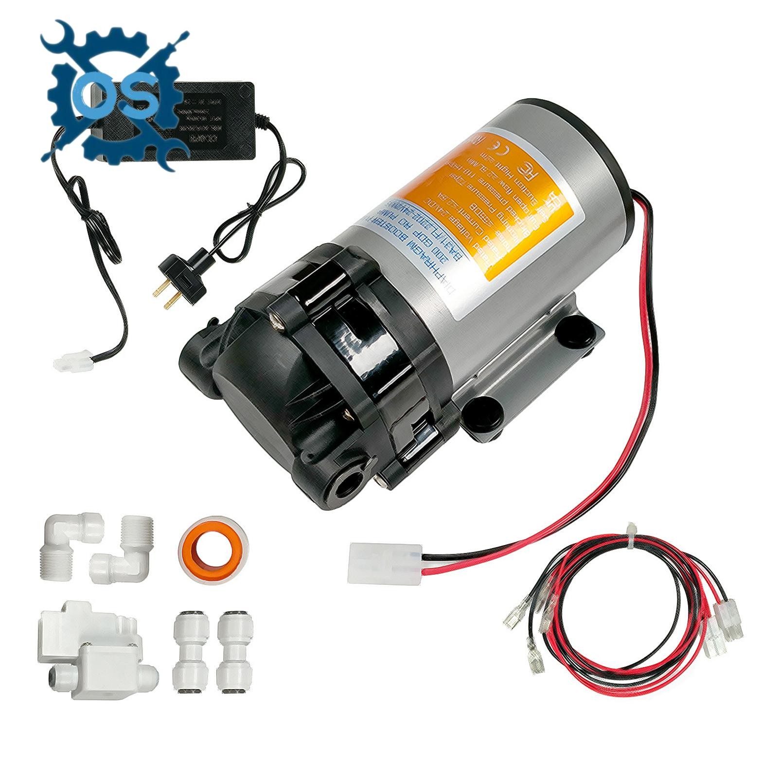 8800 Booster Pump Kit for up to 200 GPD RO Reverse Osmosis Water Filtrat