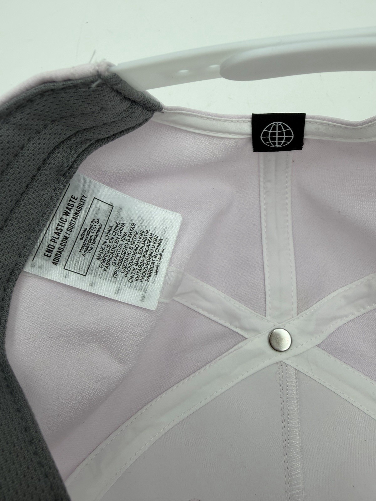 Adidas Woman’s Golf Standard 5 Panel Pink Adjustable Hat EUC