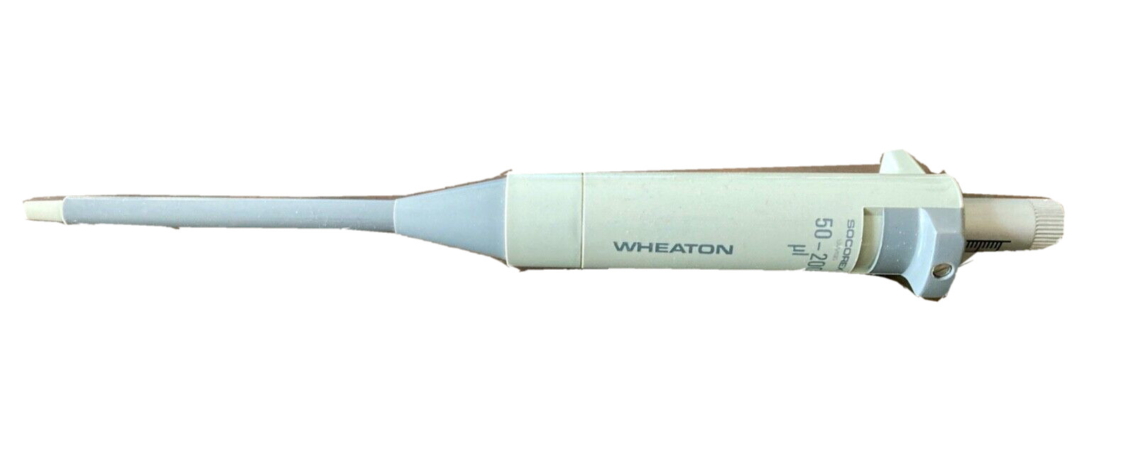 WHEATON SOCOREX 50-200uL Variable Volume Micro Pipette Manual 811/821 821B.0200