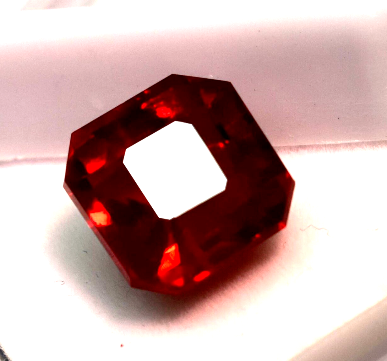 Excellent Radiant Cut Red Ruby AAA+ Quality Loose Gemstone 8.50 CT Burmese Ruby