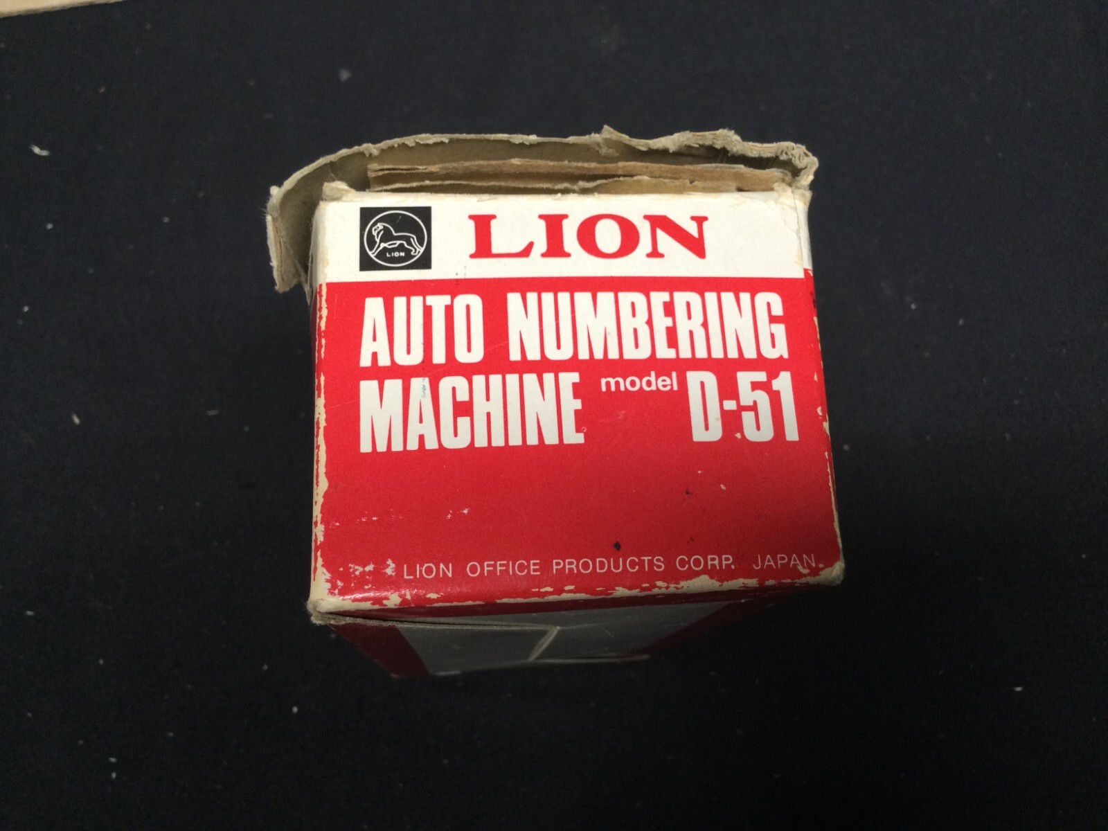 Lion D-51 5 Wheel Auto Numbering Machine EXCELLENT Condition
