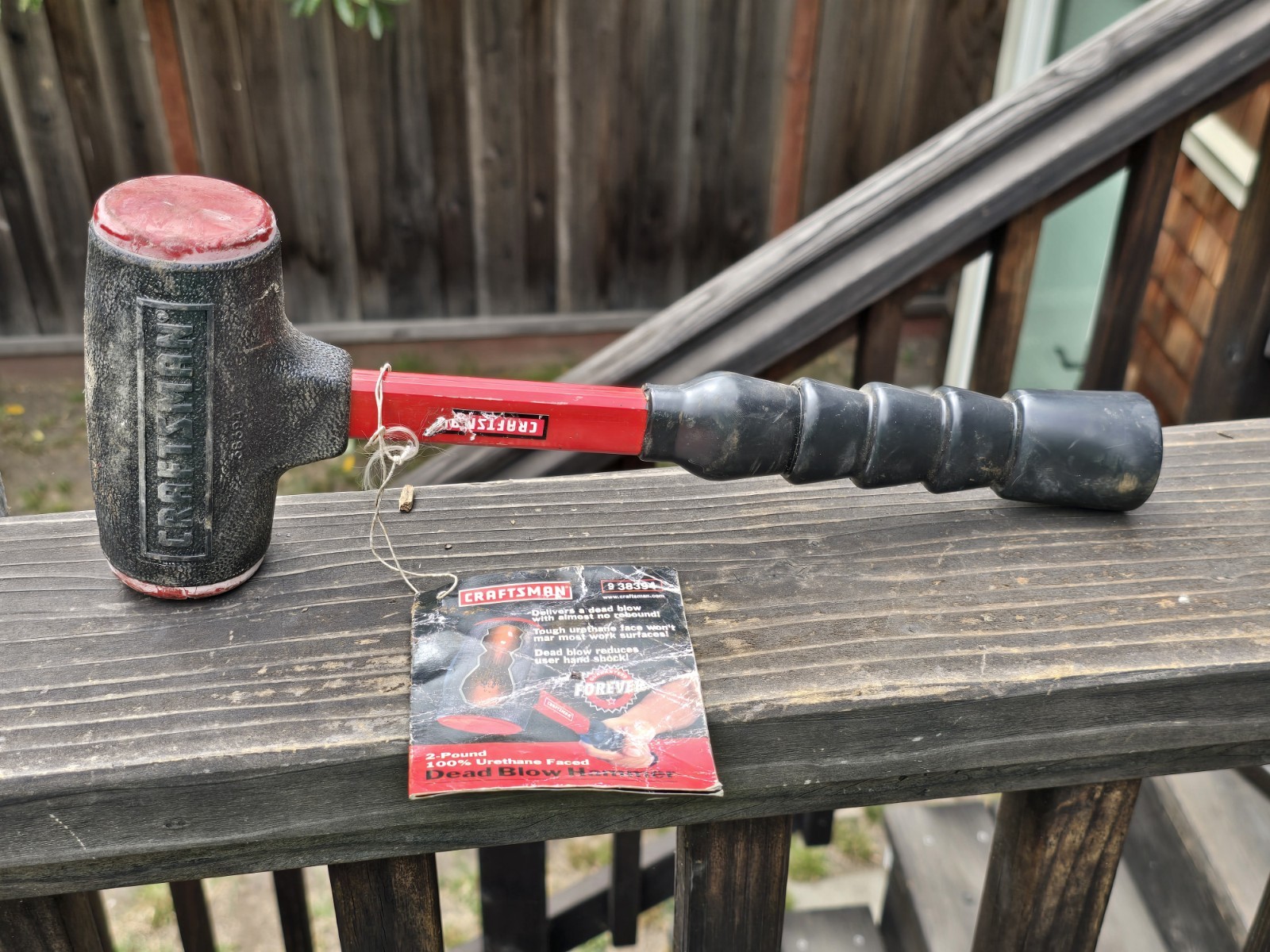 Craftsman 2lb Urethane Faced Dead Blow Hammer Mallet USA 38394 With Tags