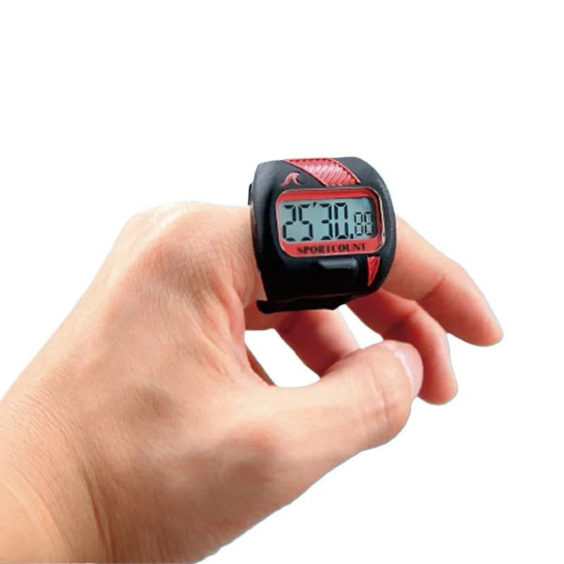 Waterproof Swimming Fingertip Stopwatch Ring One-Hand Sports Diving Training Coa
