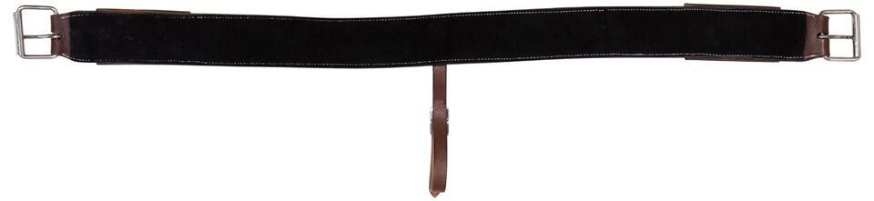 Floral Tooling Geniune Dark Brown Leather For Western Saddle Cinch Girth