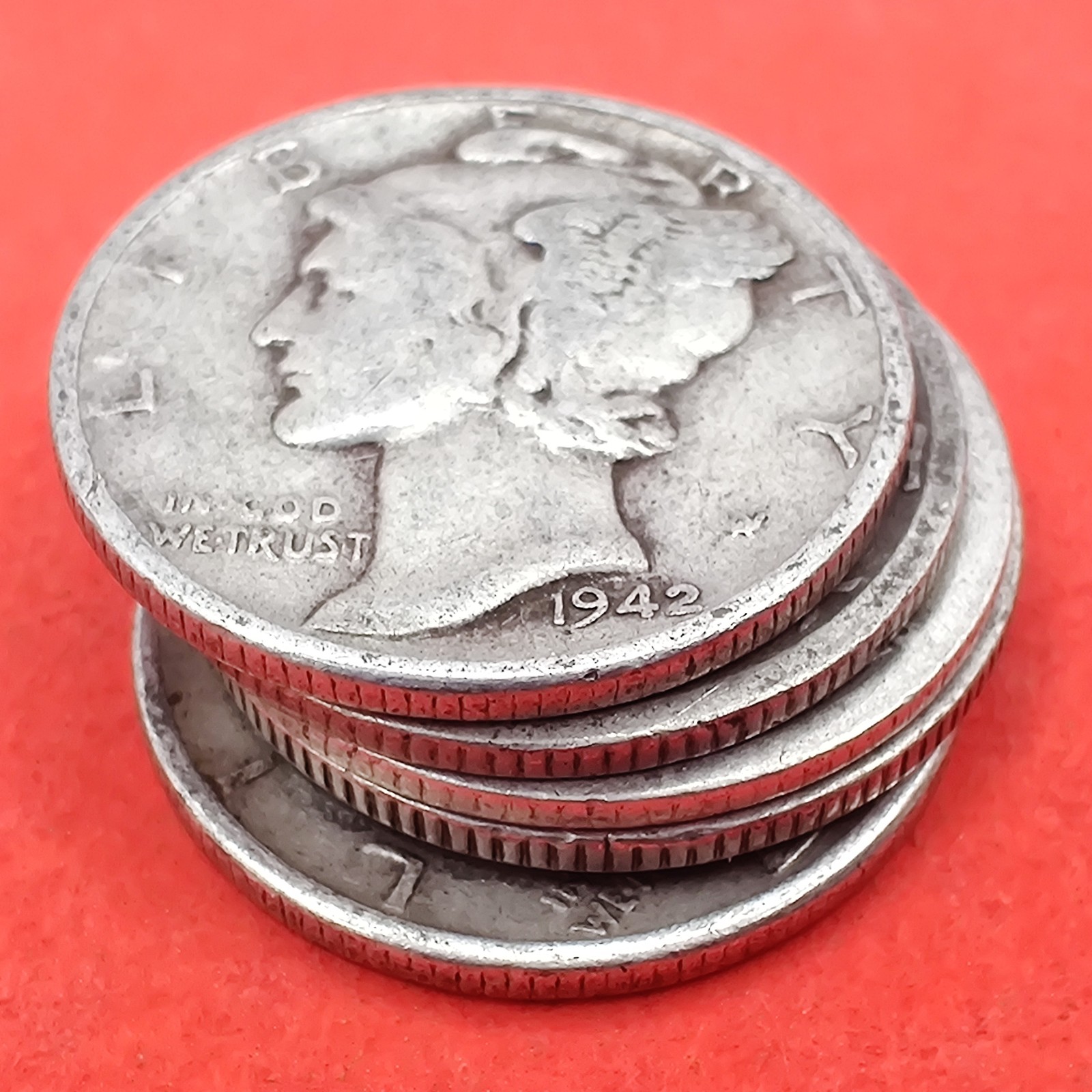 [Lot of 5] Mercury Dimes 1916-1945 90% Silver YOU CHOOSE HOW MANY!