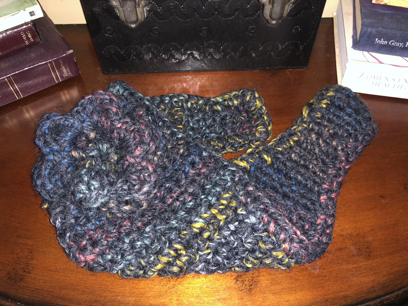 Crochet Headband Earwarmer With Flower - Adjustable