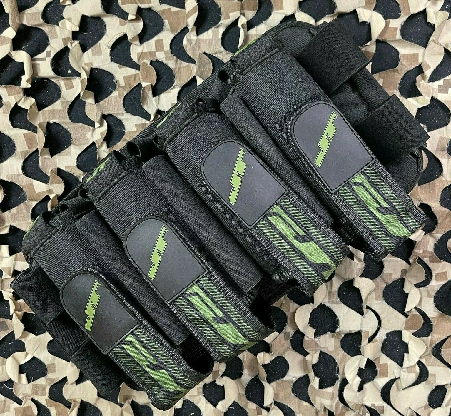 NEW JT Professional Paintball Harness - 4+7 - FX Lime