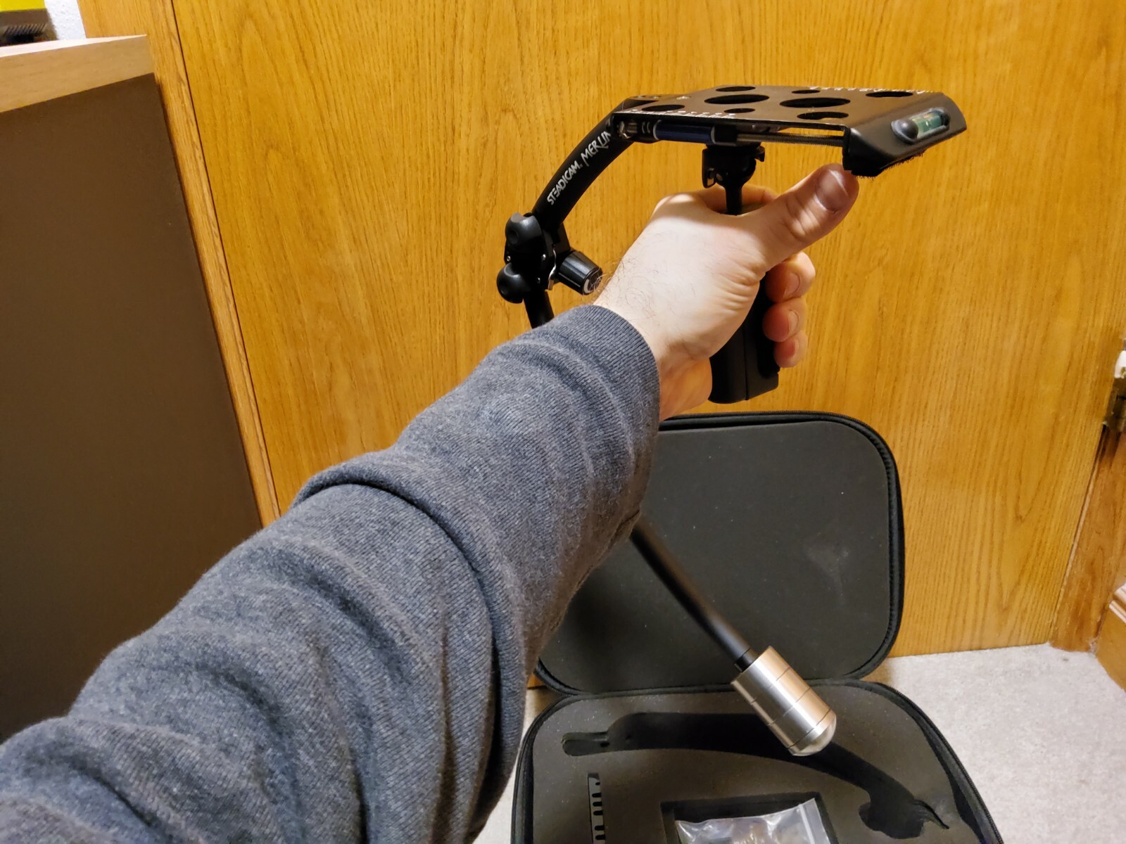 Steadicam Merlin Camera Counterweight Stabilizing System w/ Hardshell Foam Case