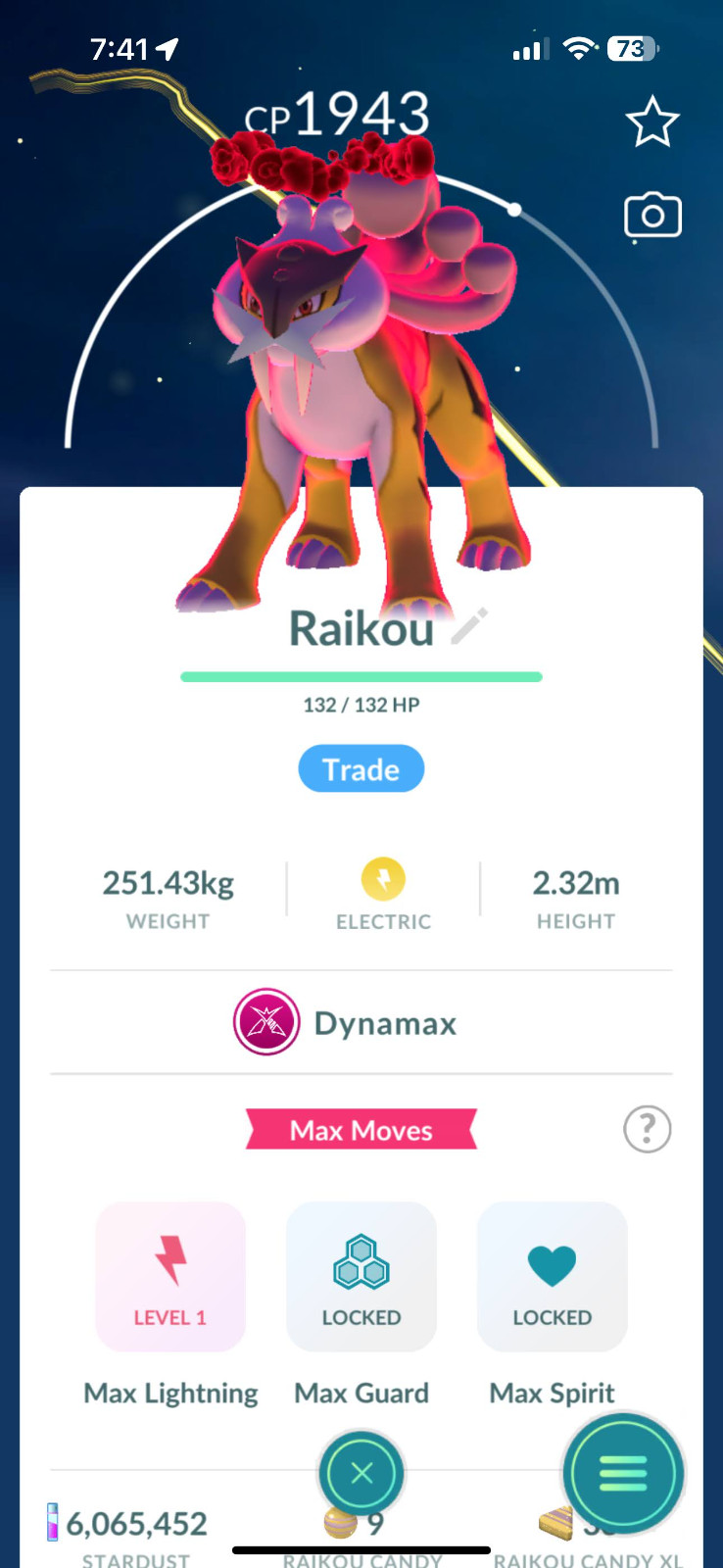 Dynamax Raikou Pokémon GO | Special Trade