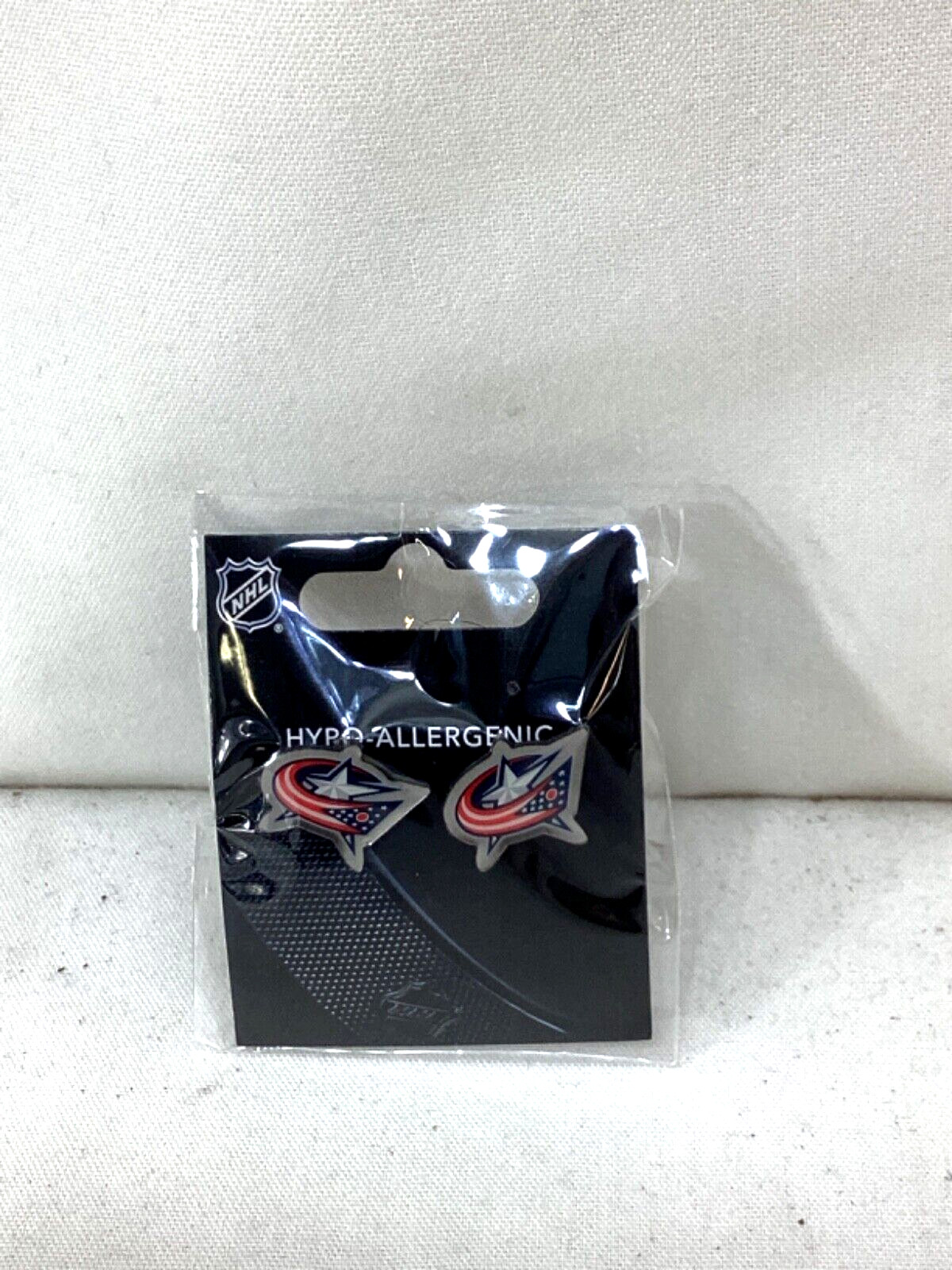 NEW Official NHL Columbus Blue Jackets Earrings Pair Post Stud Type FREESHIP