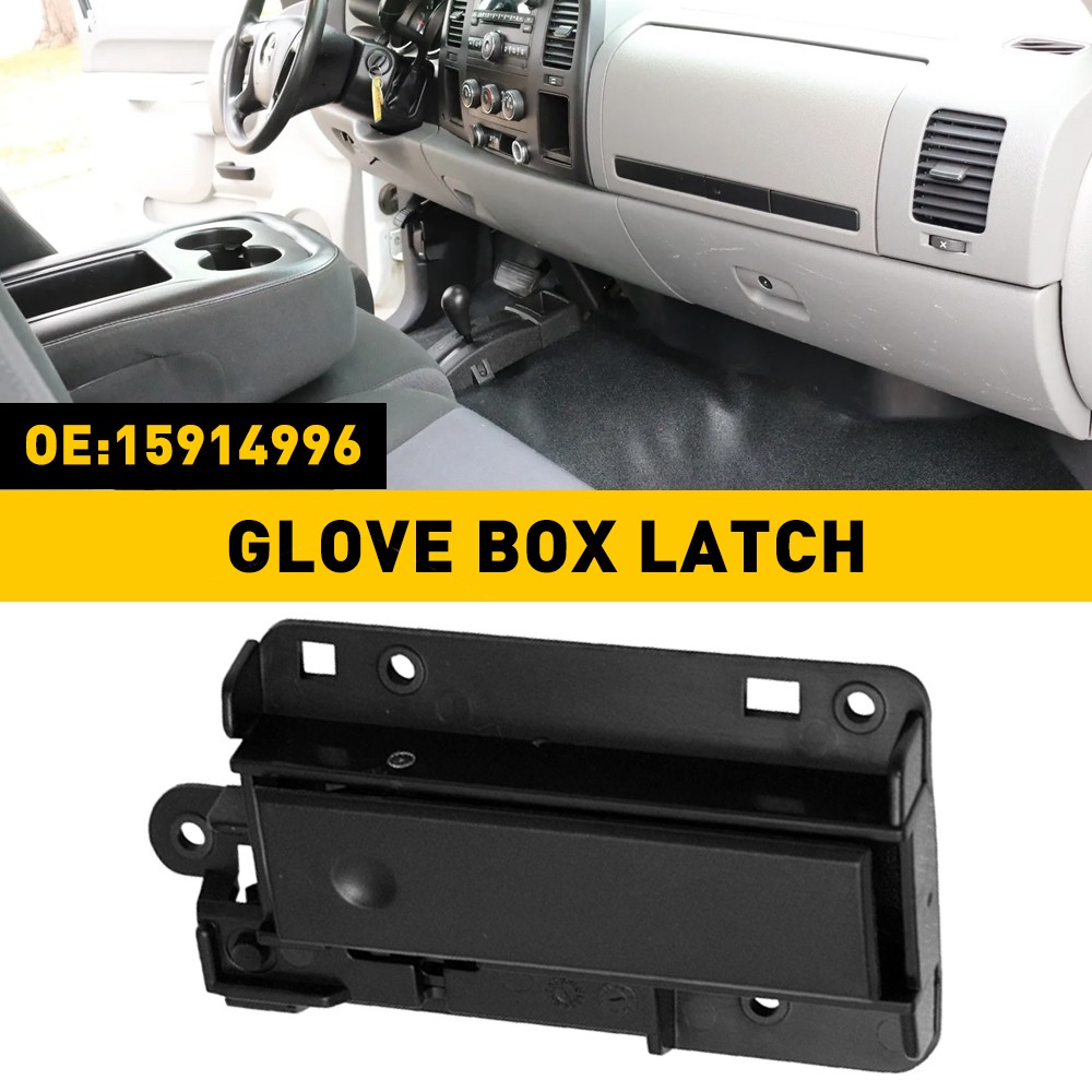 FOR 07-13 GMC SILVERADO SIERRA UPPER DASH GLOVE COMPARTMENT DOOR LATCH HANDLE