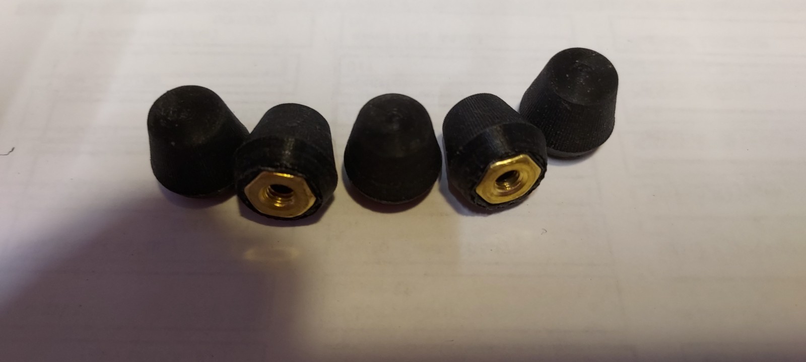 1920 Grebe CR-3 Binding Post Knobs (set of 5) ARRP#015