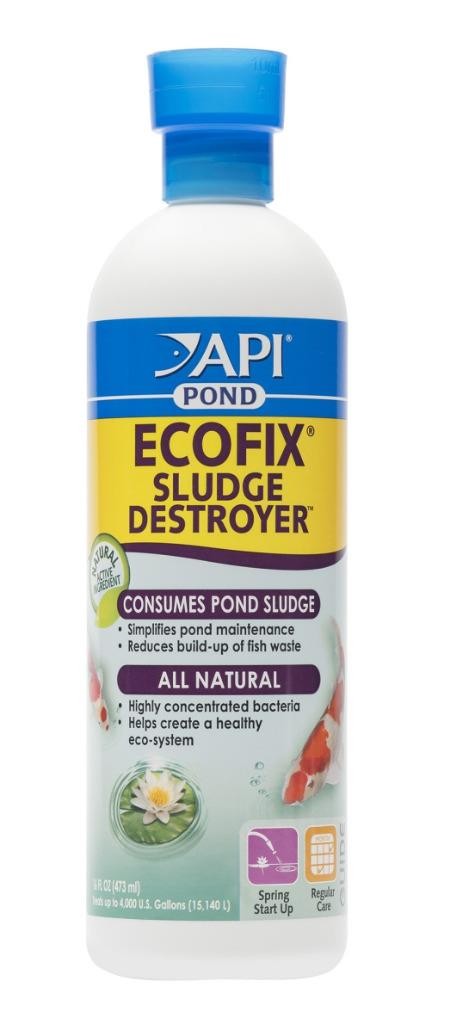Pond Care Eco-Fix Biological Sludge Destroyer 16oz treats 4000 gal Clear Pond