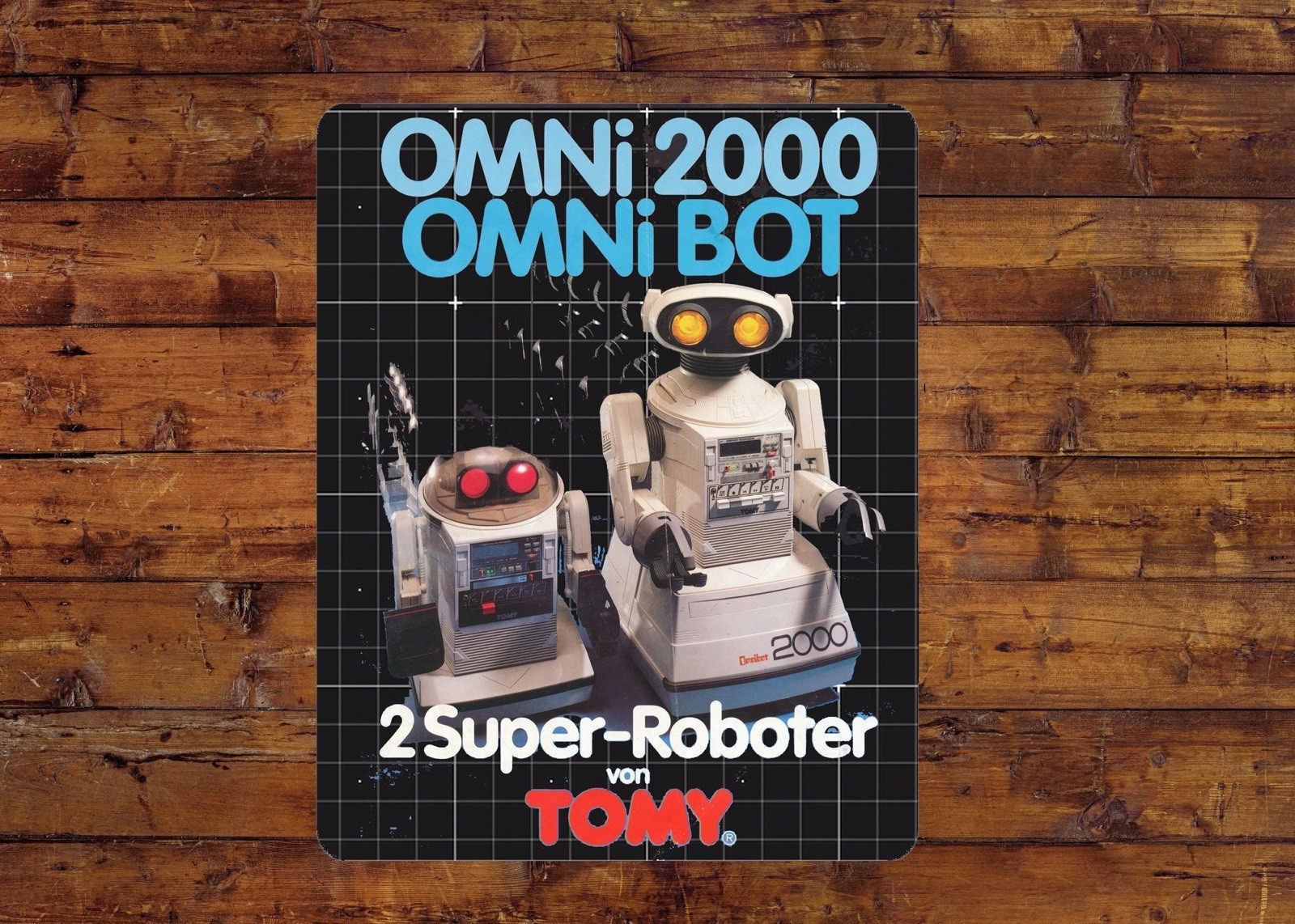 Omni 2000 Bot 8X10 Metal Sign Wall Art Garage Game Room Fan Gift Poster Door Bar