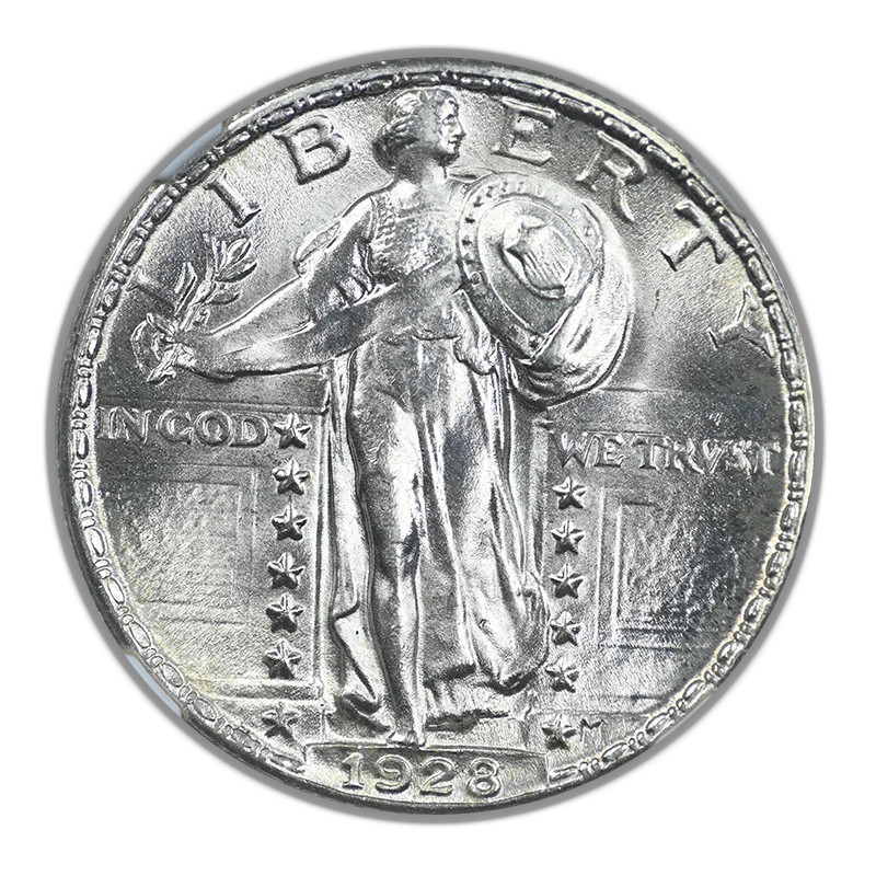 1928 Standing Liberty Quarter 25C NGC MS65