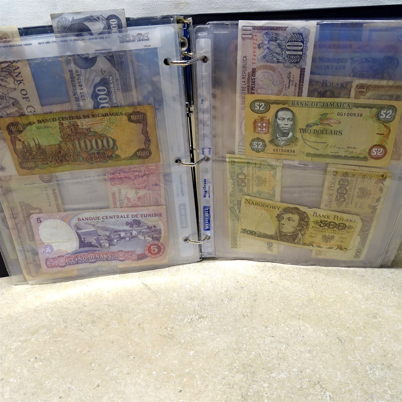Vintage Assorted Paper Bank Notes Lot, (41) Foreign Notes-Money, See Pics