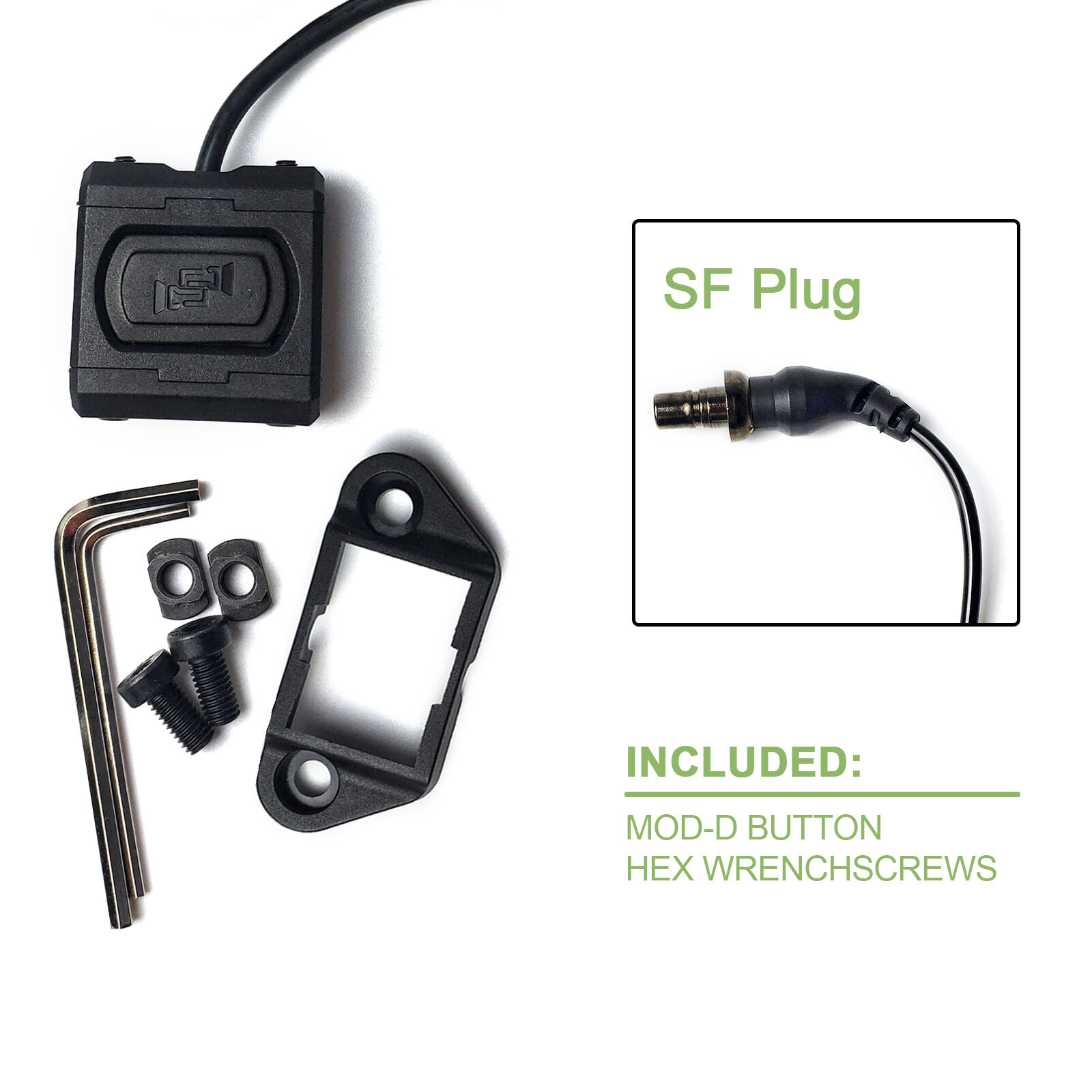 Tactical Remote Pressure Switch Flashlight Switch Button for M300 /M600 Series