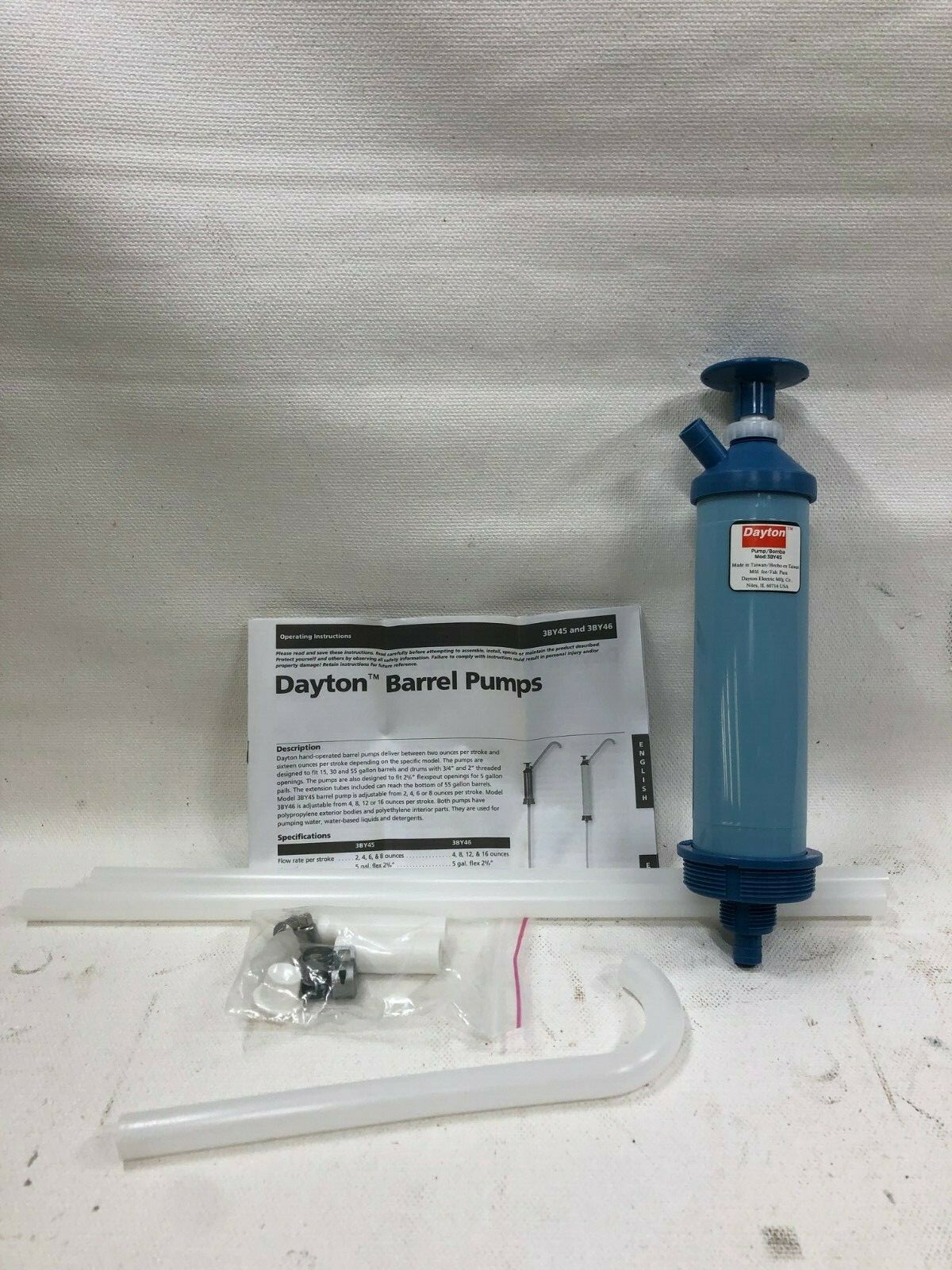 Dayton 3BY45 Hand Drum Pump