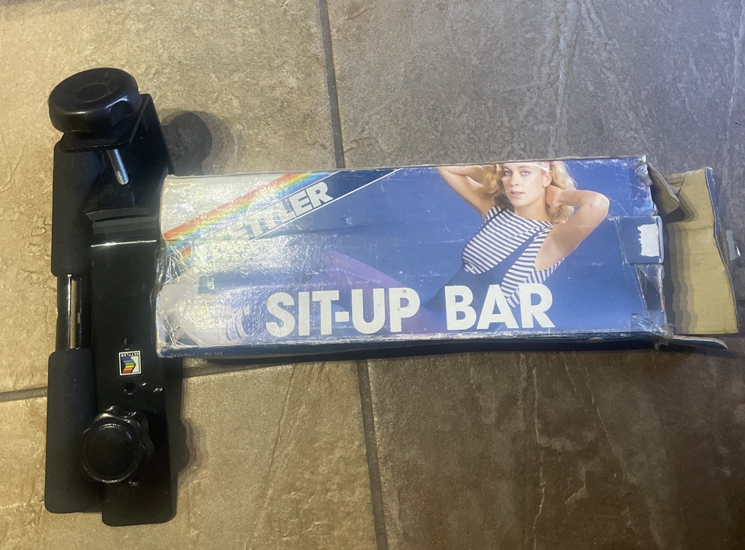 NOS Kettler Sit-Up Bar 1980’s? In Box Portable Bar Set-Up Unit For Crunches