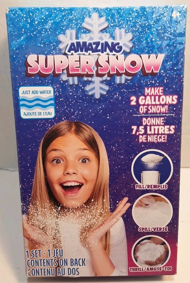 Amazing Super Snow Make Your Own Snow 2 Gallons Be Amazing Toys Faux Snow New