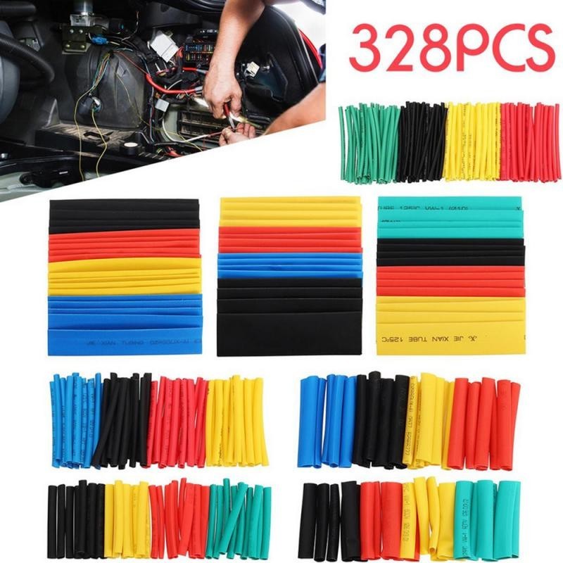 360Pcs Heat Shrink Tubing Insulation Shrinkable Tube 2:1 Wire Cable Sleeve Kit