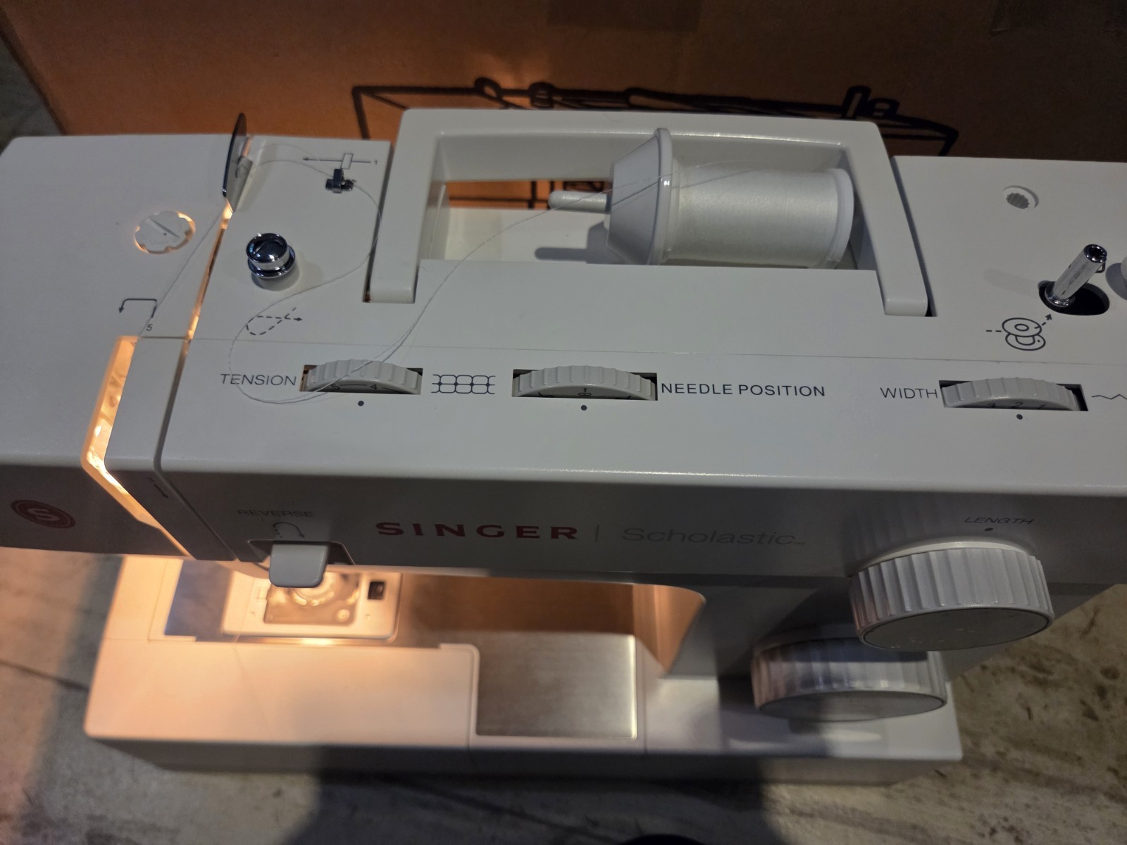 SINGER 5511 Scholastic Heavy Duty Sewing Machine Tested