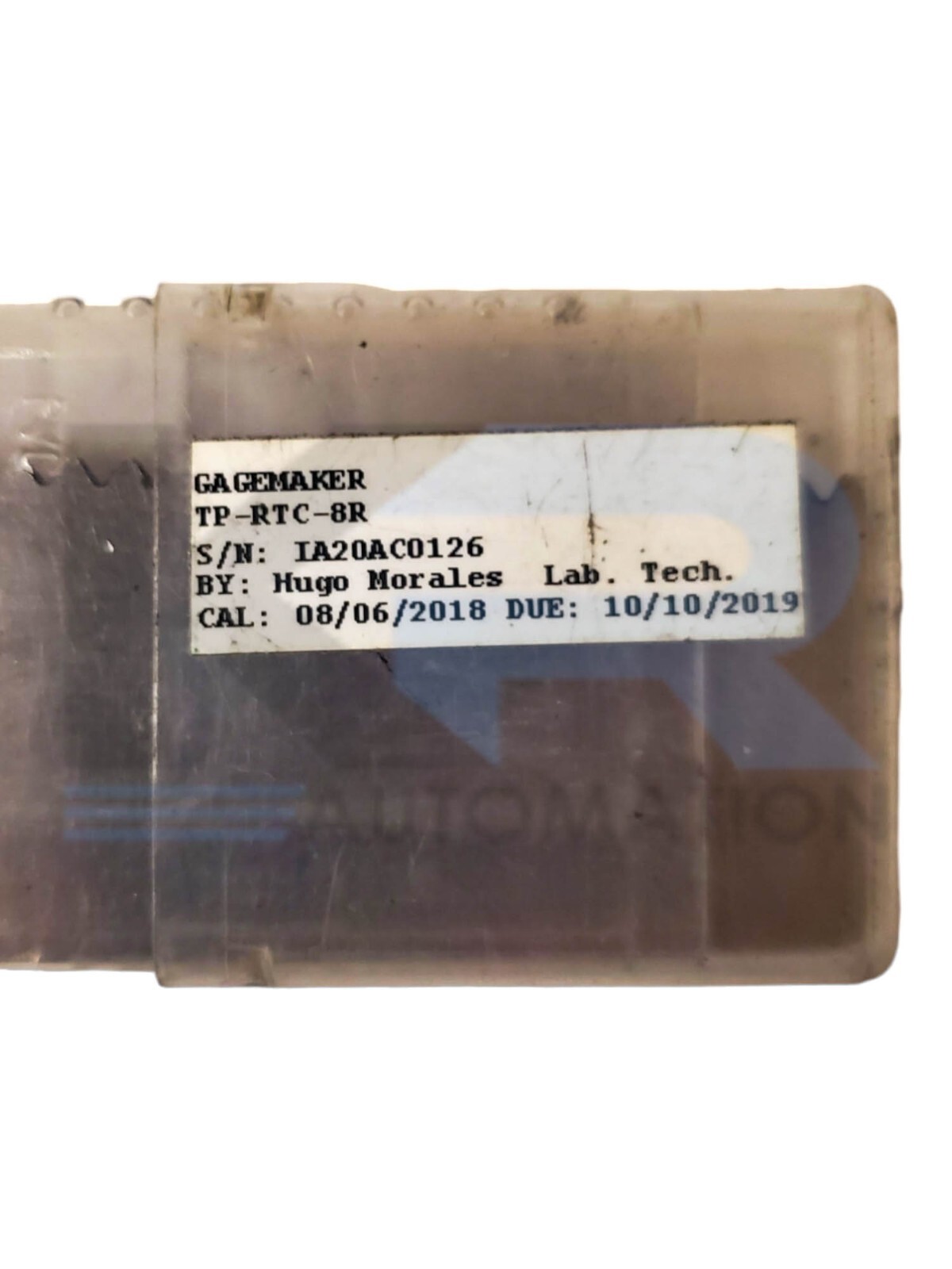 NEW Gagemaker TP-RTC-8R API 8R Casing Profile Thread Gauge 8TPI .75TPF