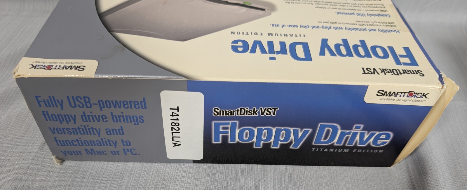 SmartDisk External USB 3.5" Floppy Drive for PC or Mac/Titanium Edition/Tested