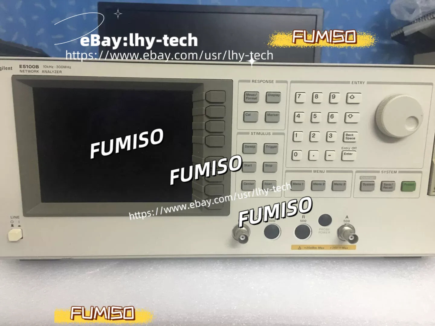 HP/AGILENT / Keysight E5100B High-Speed Network Analyzers 10 KHz - 300 MHz USED&