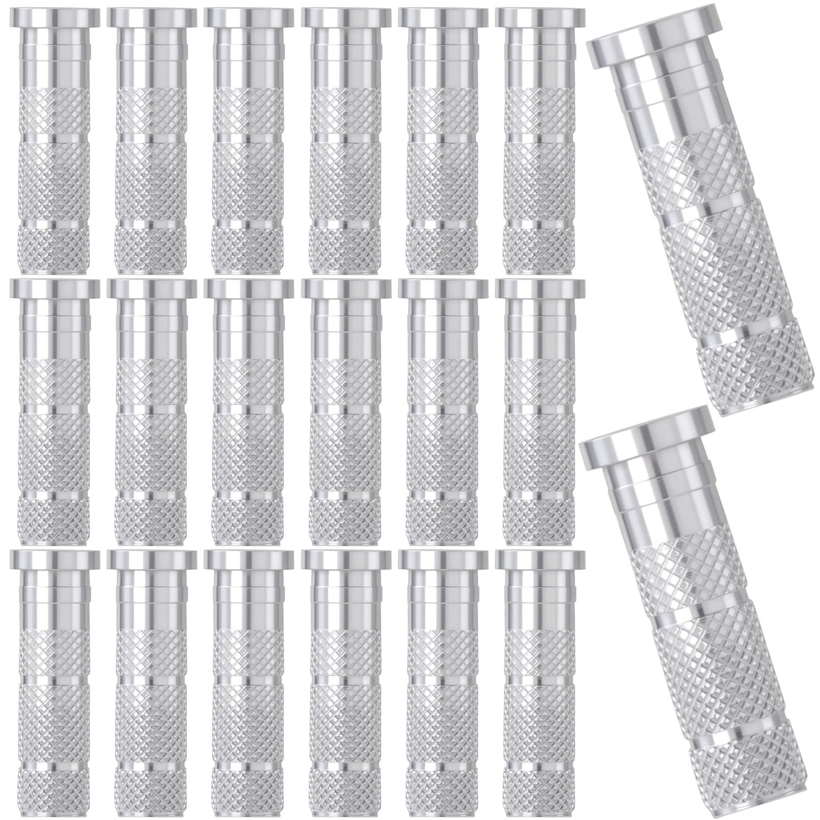 20pcs Aluminum Arrow Inserts, 0.24in/0.62cm Archery Base Inserts Practice Tip...