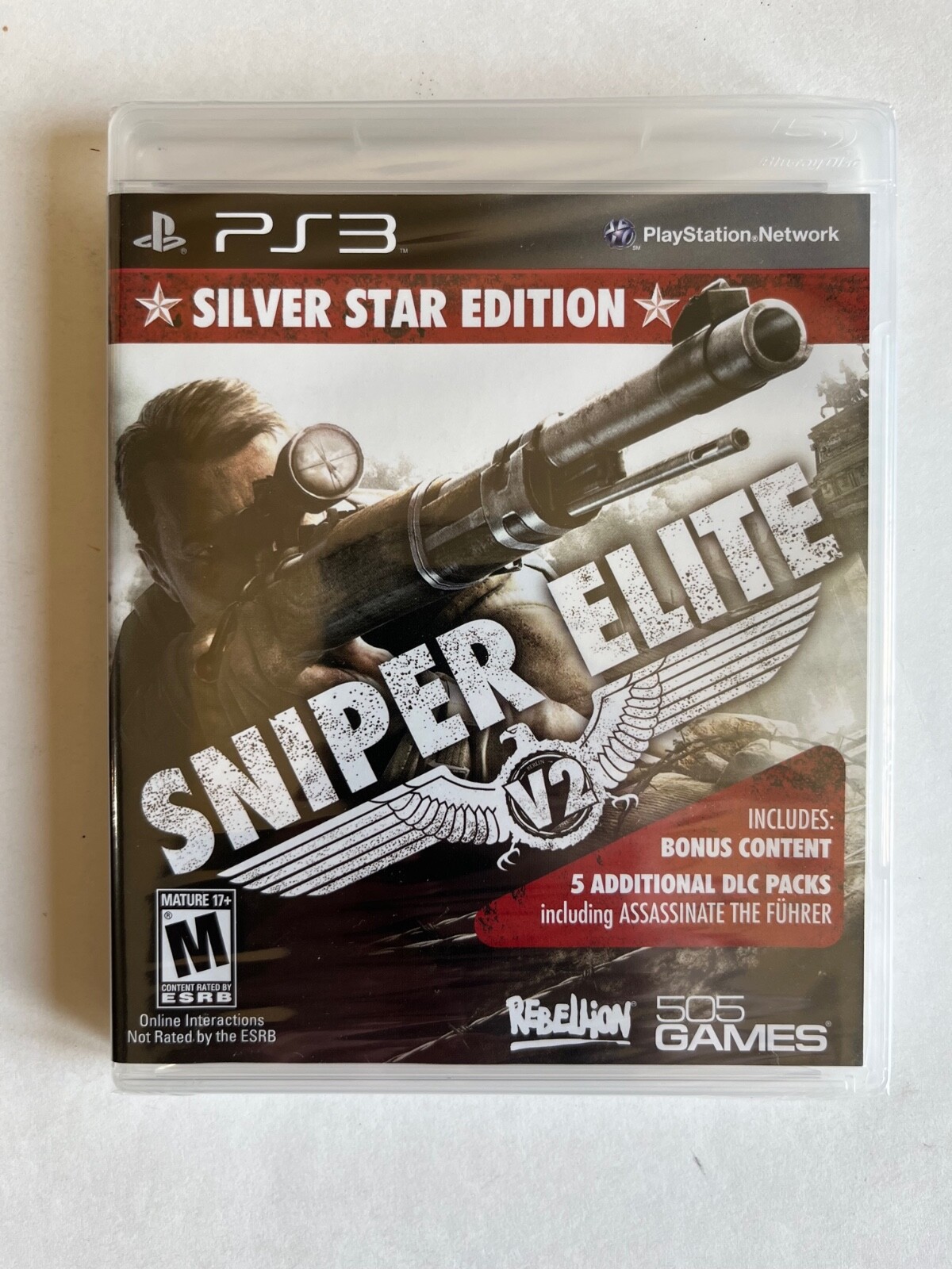 Sniper Elite V2 Silver Star Edition (Sony PlayStation 3, 2013) PS3 New OOP