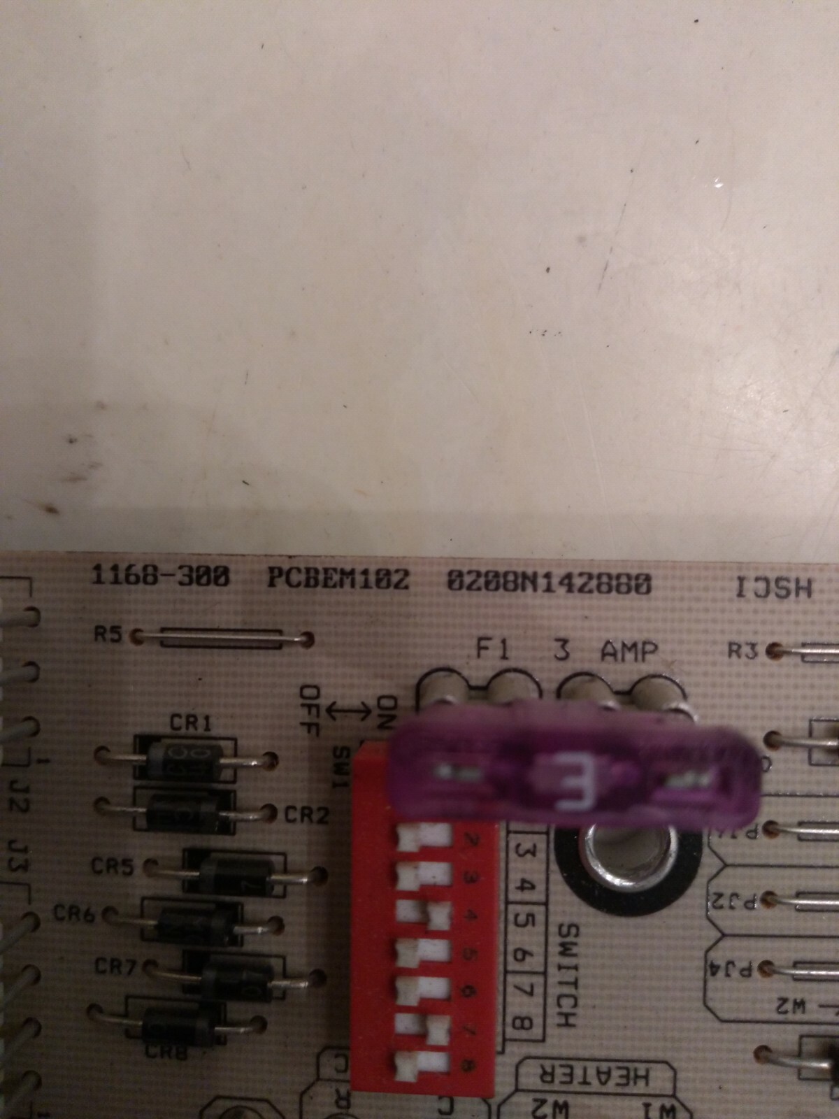 USED Amana PCBEM102 Air Handler Control 1168-83-300A