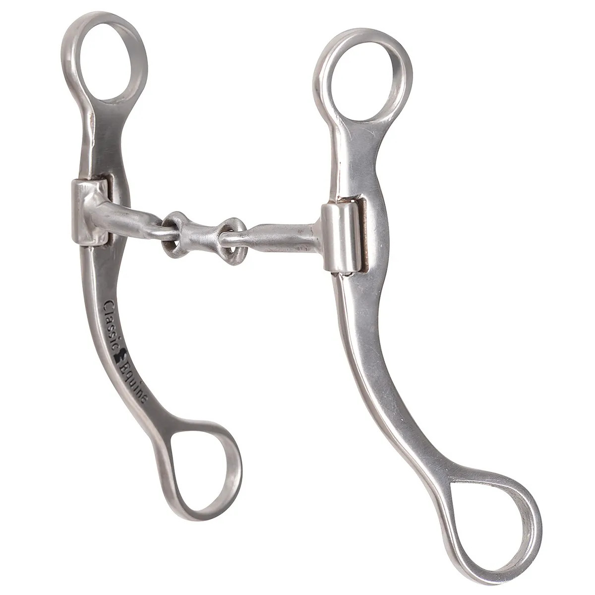 Classic Equine BitLogic Performance Dogbone Long Shank Horse Bit - Stainless